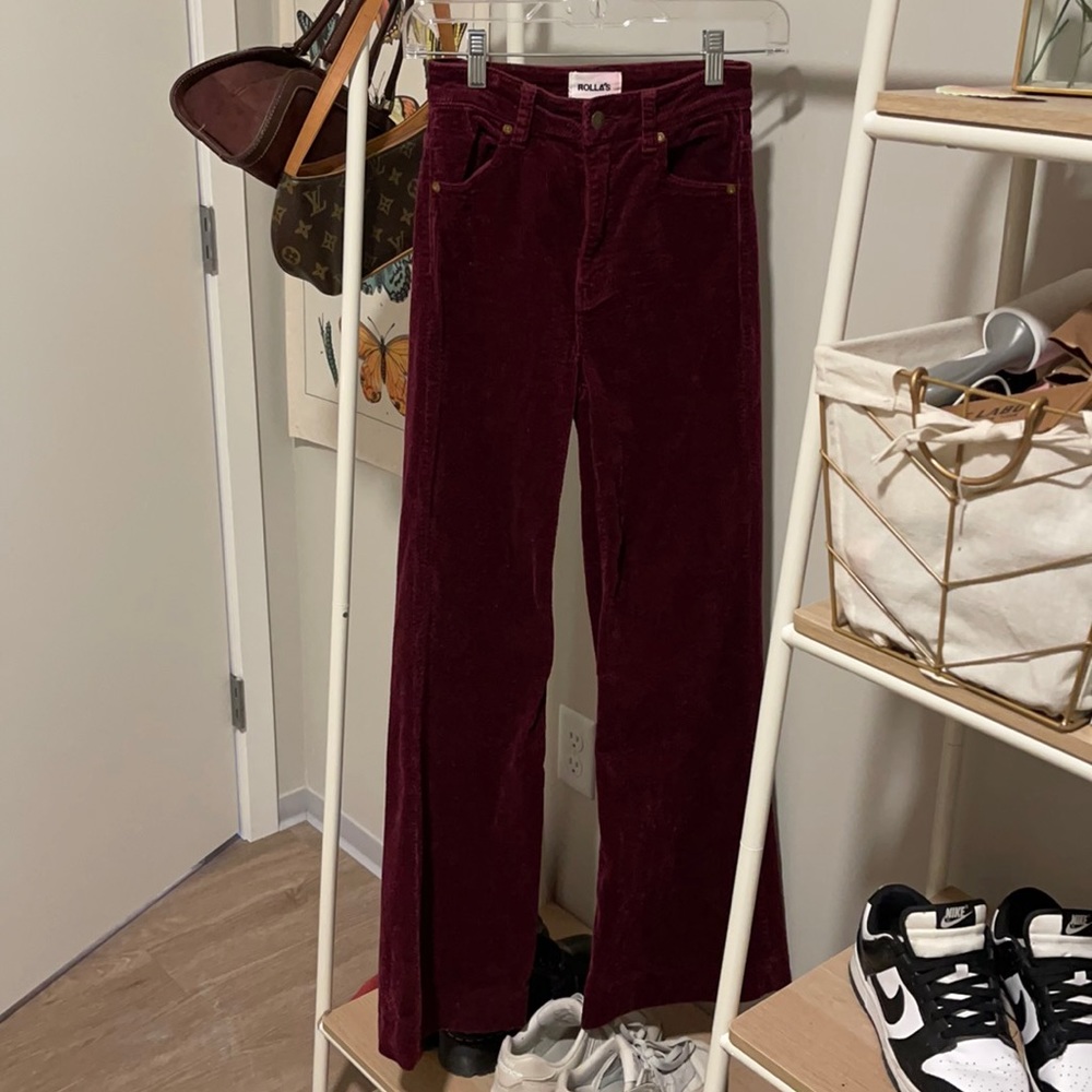 SOLD Rolla’s Eastcoast Flare- Bordeaux Cord